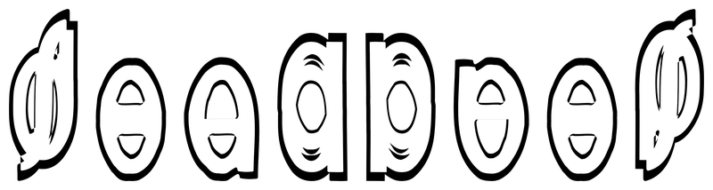 Ambigram for deadbeef in Miriamclm-book